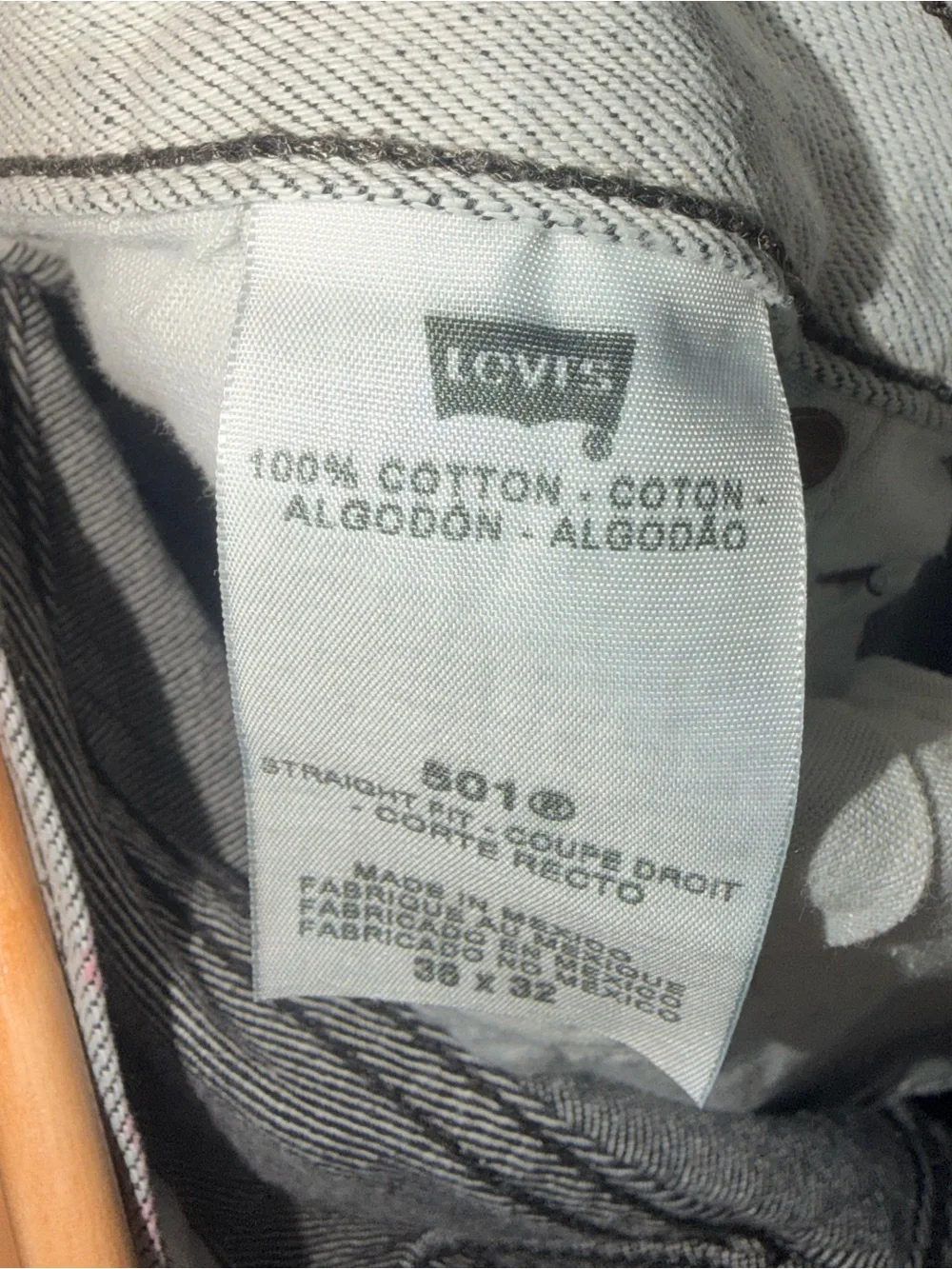 Levi's Men's Light Gray Relaxed Jeans